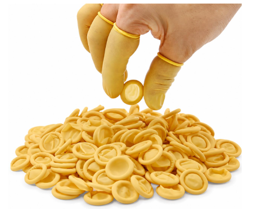 Pack of 100 - Finger Cots | Finger Gloves | Finger Cover | ESD Finger Cots